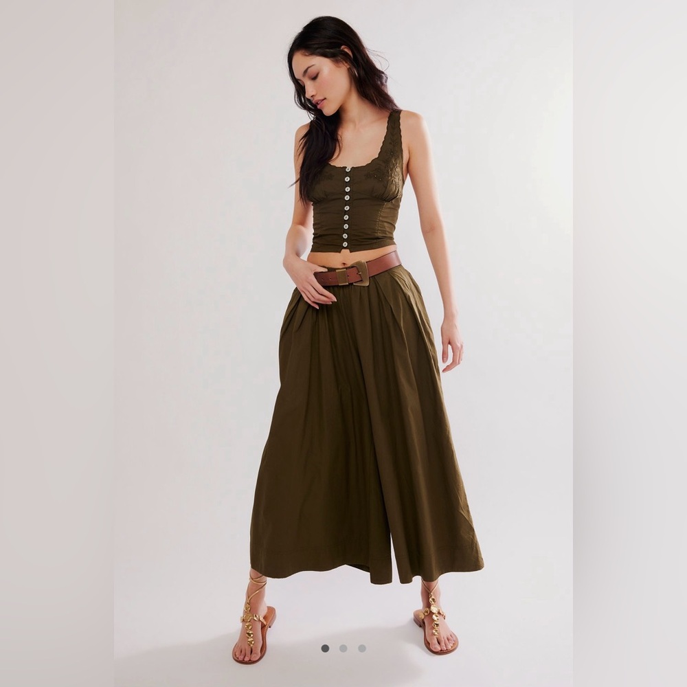 Free People Into You Eyelet Pant Set